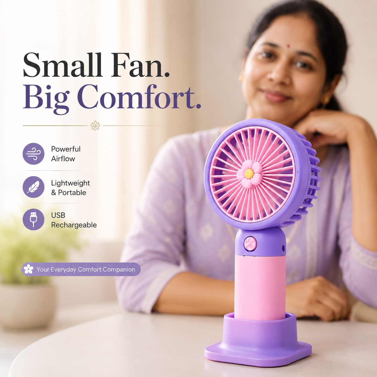 Mini Portable Usb Hand Fan