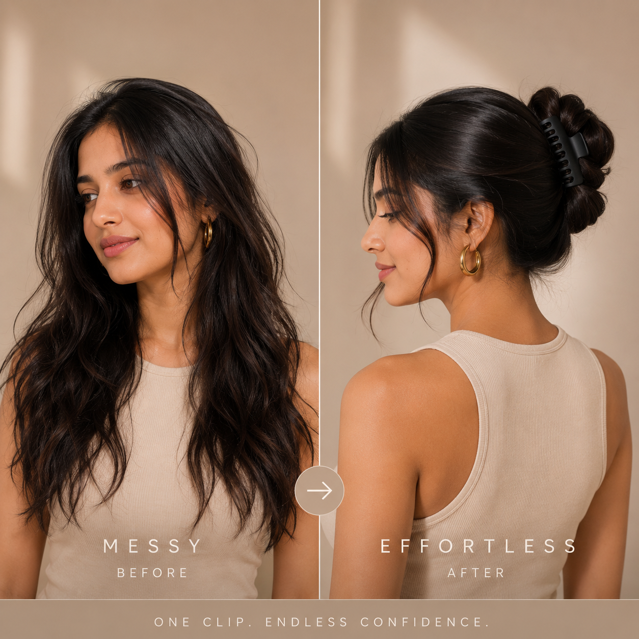 Soft Cloud Hair Claw Clips