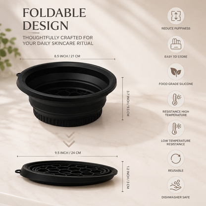 Face Bowl for Ice with Built in Ice Tray