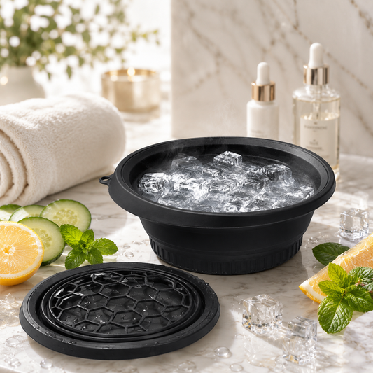 Face Bowl for Ice with Built in Ice Tray