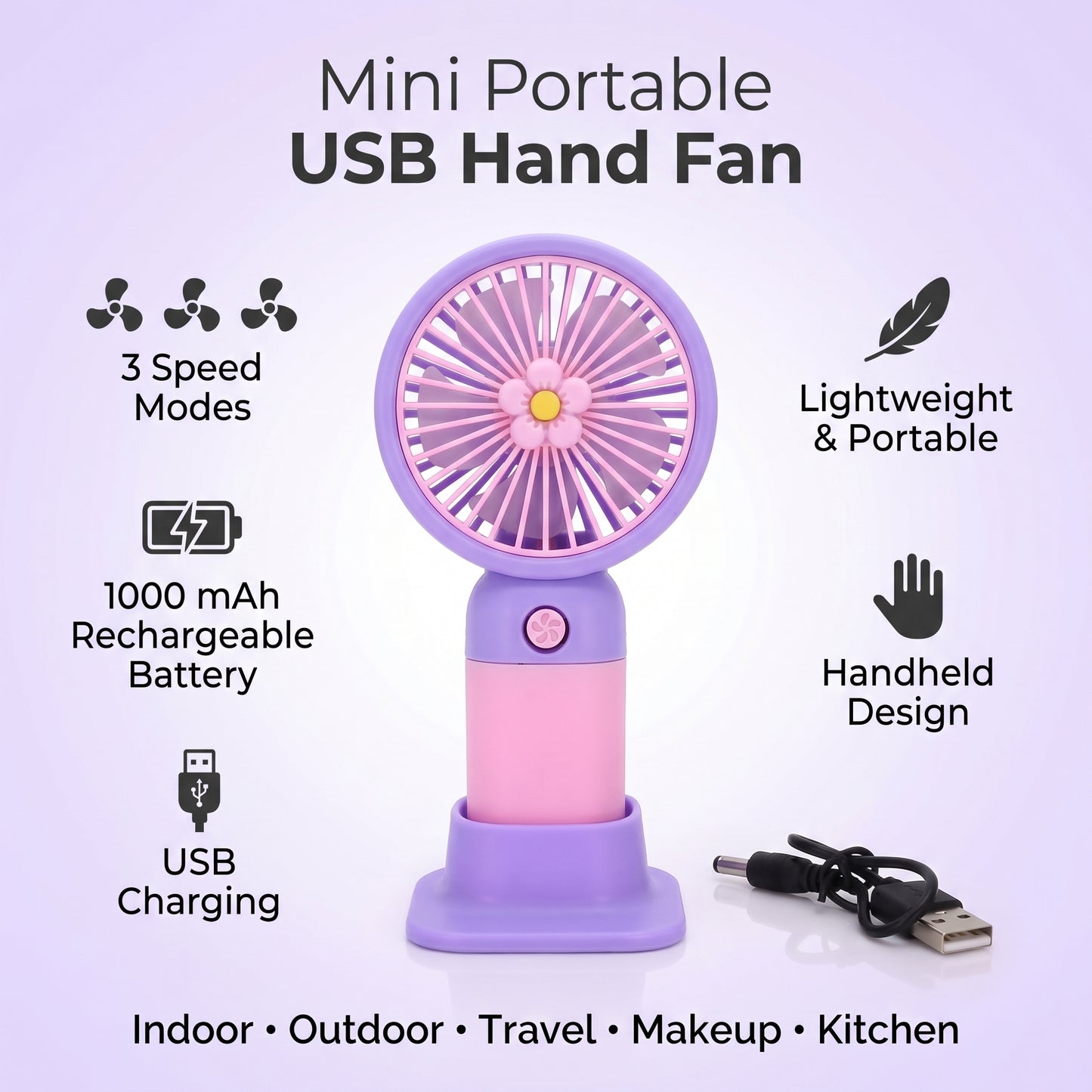 Mini Portable Usb Hand Fan